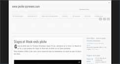 Desktop Screenshot of peche-pyrenees.com